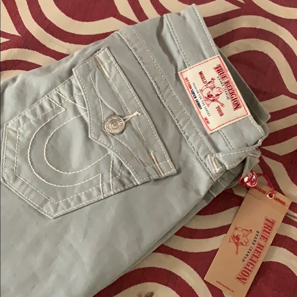 Pair of true religion colored jeans 👖 carbon jean